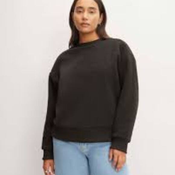Everlane Tops - CoEverlane Womens The ReNew Fleece Oversized Sweatshirt Crew Neck Sz Medium NWT